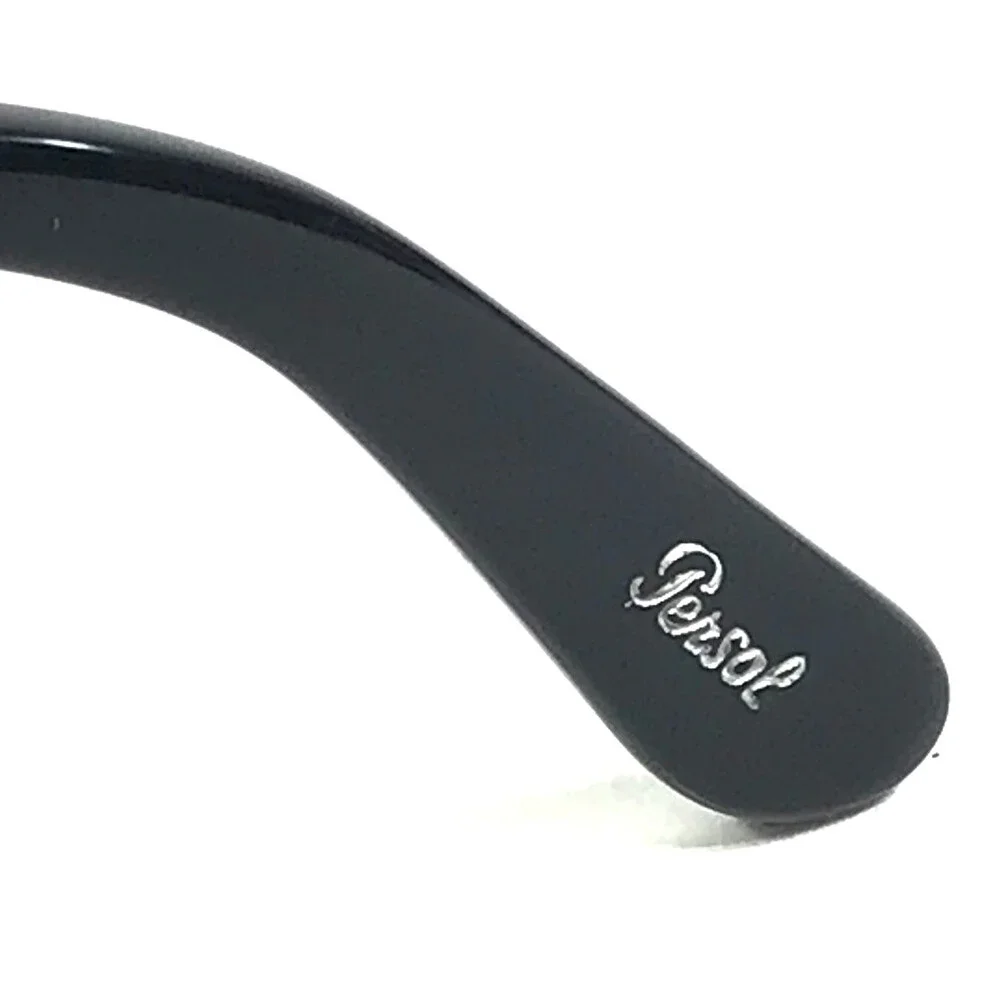 Persol Eyeglasses Frames 3019-S 95/31 Shiny Black Square Full Rim 52-18-140